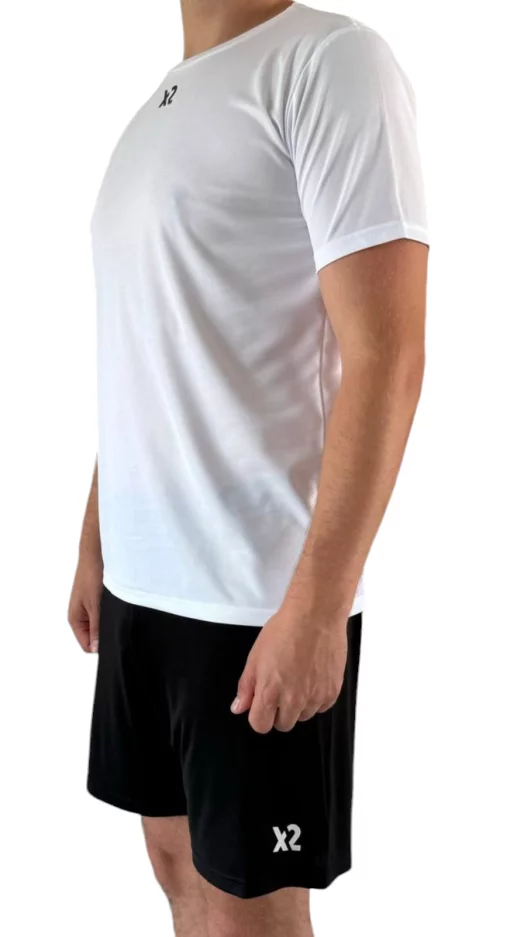 Футбольна форма X2 Classic (футболка+шорти), розмір M (білий/чорний) X2000W/BK-M