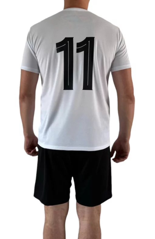 Футбольна форма X2 Classic (футболка+шорти), розмір M (білий/чорний) X2000W/BK-M