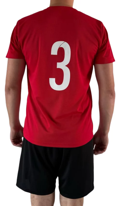 Футбольна форма X2 Classic (футболка+шорти), розмір L (червоний/чорний) X2000R/BK-L