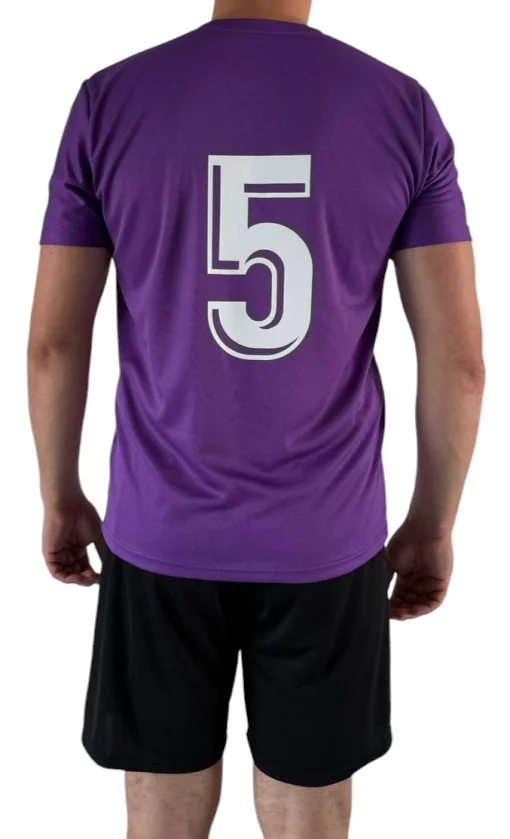 Футбольна форма X2 Classic (футболка+шорти), розмір M (фіолетовий/чорний) X2000V/BK-M