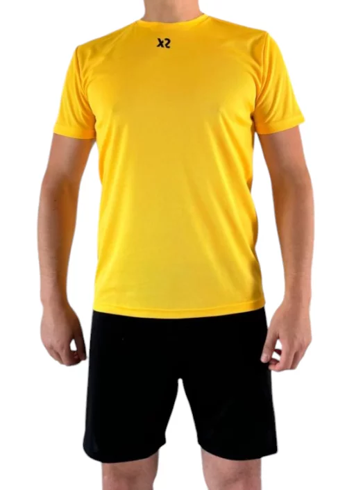 Футбольна форма X2 Classic (футболка+шорти), розмір M (жовтий/чорний) X2000Y/BK-M