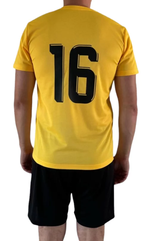 Футбольна форма X2 Classic (футболка+шорти), розмір M (жовтий/чорний) X2000Y/BK-M