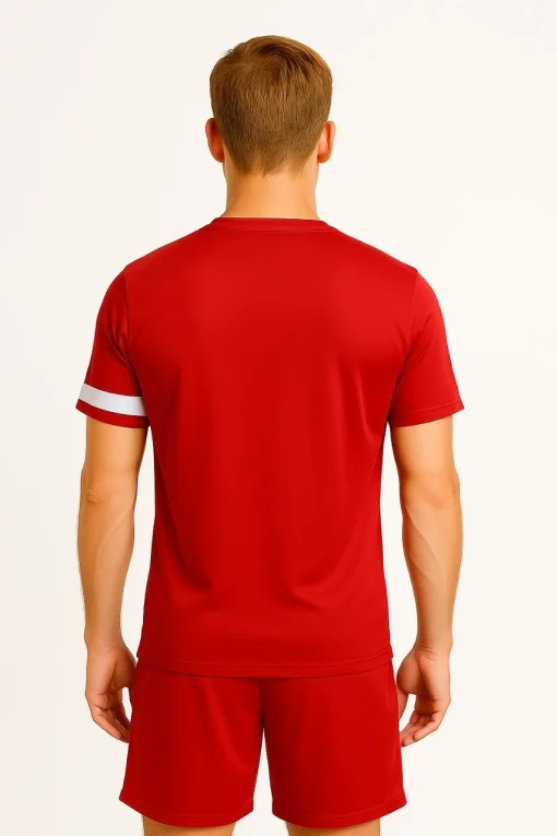 Футбольна форма X2 League червоно-біла (футболка+шорти), розмір L