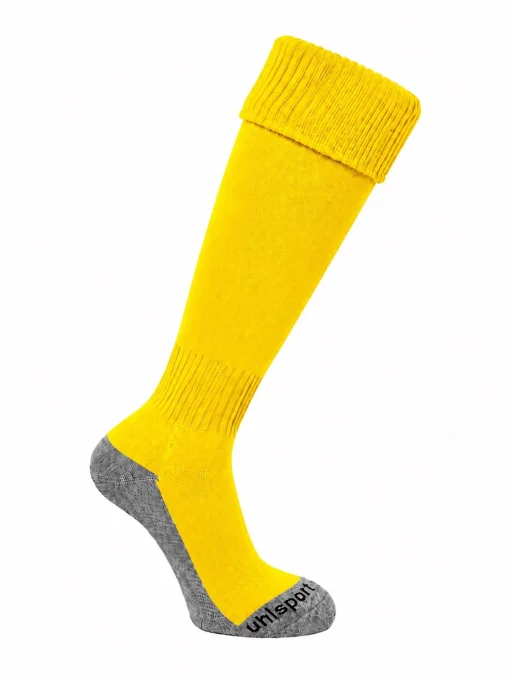 Футбольні гетри Uhlsport 125329,розмір 37-40 (яскраво-жовті)