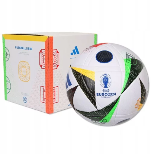 Футбольний м'яч Adidas Fussballliebe Euro 2024 League Bo IN9369, розмір №4