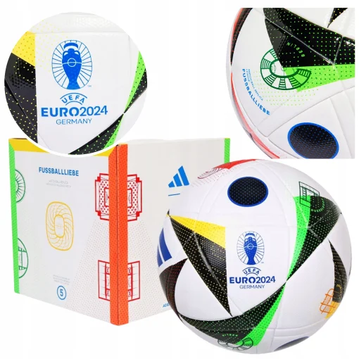Футбольний м'яч Adidas Fussballliebe Euro 2024 League Box IN9369, розмір №5