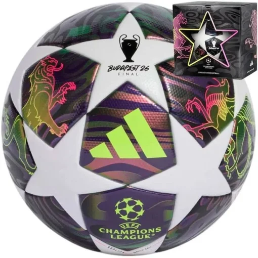 Футбольний м'яч Adidas UCL League BOX 2026 Budapest JX9101, розмір №5