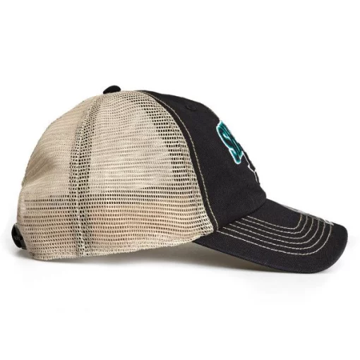 Кепка-тракер 47 Brand SAN JOSE SHARKS чорний, пісочний, зелений Уні OSFA