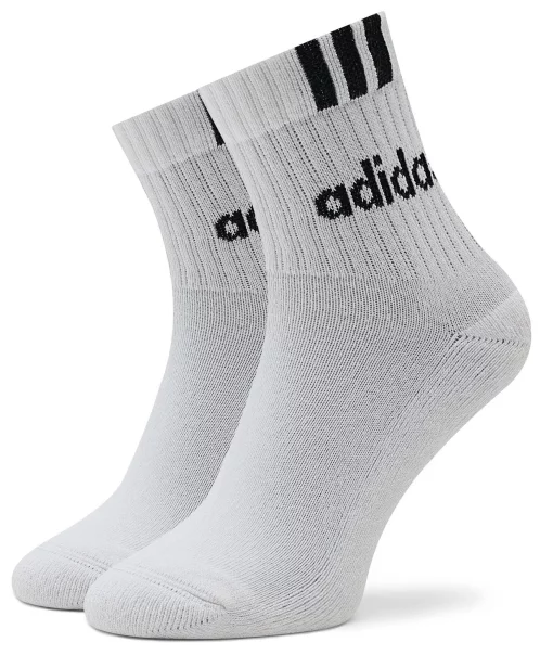 Шкарпетки Adidas C 3S LIN 3P білий, чорний Уні XL (46-48)