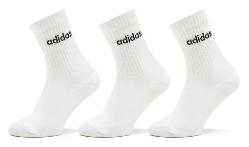 Шкарпетки Adidas C LIN CREW 3P білий, чорний Уні M (40-42)