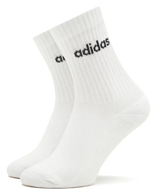 Шкарпетки Adidas C LIN CREW 3P білий, чорний Уні M (40-42)