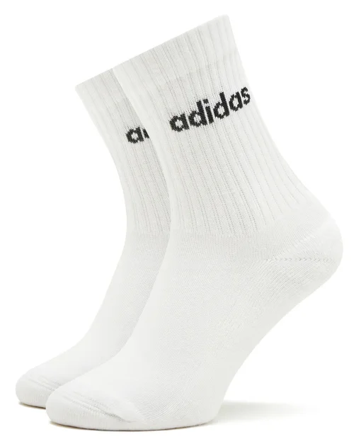 Шкарпетки Adidas C LIN CREW 3P білий, чорний Уні S (37-39)