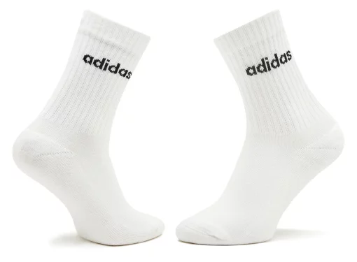 Шкарпетки Adidas C LIN CREW 3P білий, чорний Уні M (40-42)