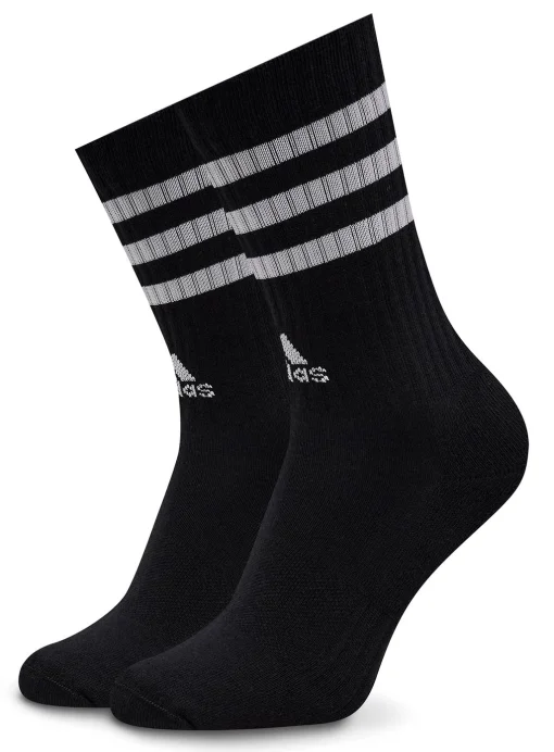 Шкарпетки Adidas 3S C SPW CRW 3P білий, сірий, чорний Уні M (40-42)
