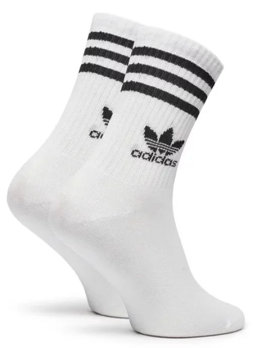 Шкарпетки Adidas CREW SOCK 3STR білий Уні M (40 - 42)