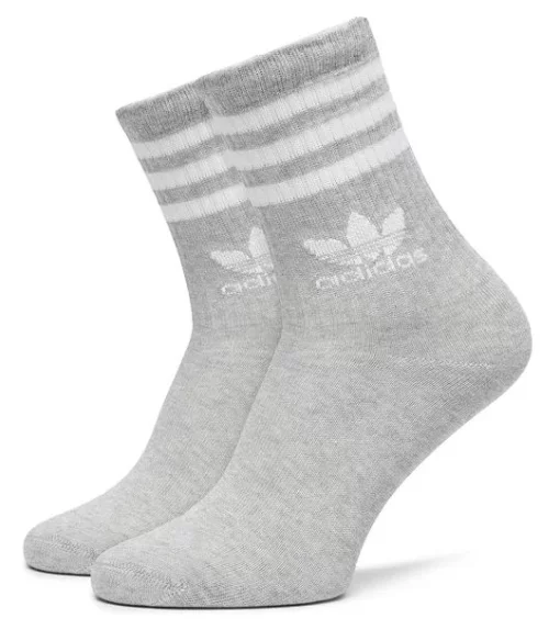 Шкарпетки Adidas CREW SOCK 3STR білий сірий, чорний Уні L (43-45)