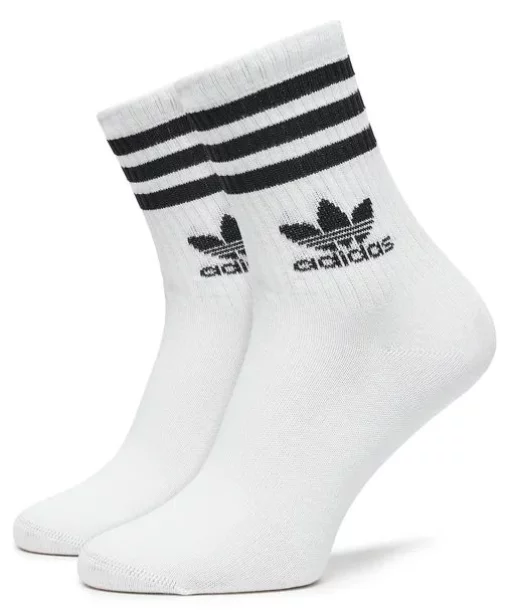 Шкарпетки Adidas CREW SOCK 3STR білий сірий, чорний Уні L (43-45)