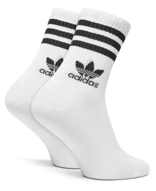 Шкарпетки Adidas CREW SOCK 3STR білий сірий, чорний Уні L (43-45)