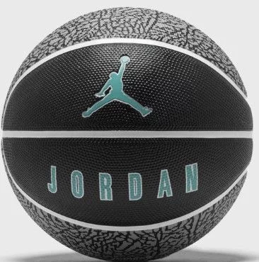 М'яч баскетбольний Nike JORDAN PLAYGROUND 2.0 8P DEFLATED BLACK/WHITE/WHITE/CLEAR JADE size 6 (J.100.8255.016.06)