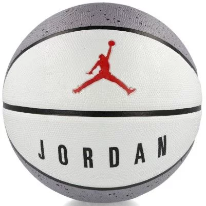 М'яч баскетбольний Nike JORDAN PLAYGROUND 2.0 8P DEFLATED CEMENT GREY/WHITE/BLACK/FIRE RED size 6