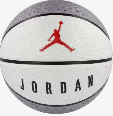 М'яч баскетбольний Nike JORDAN PLAYGROUND 2.0 8P DEFLATED CEMENT GREY/WHITE/BLACK/FIRE RED size 7