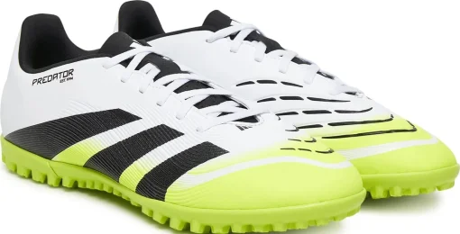 Сороконіжки Adidas PREDATOR CLUB TF білий, чорний, зелений 39 1/3 (6UK) 24.2 см (JH8854)