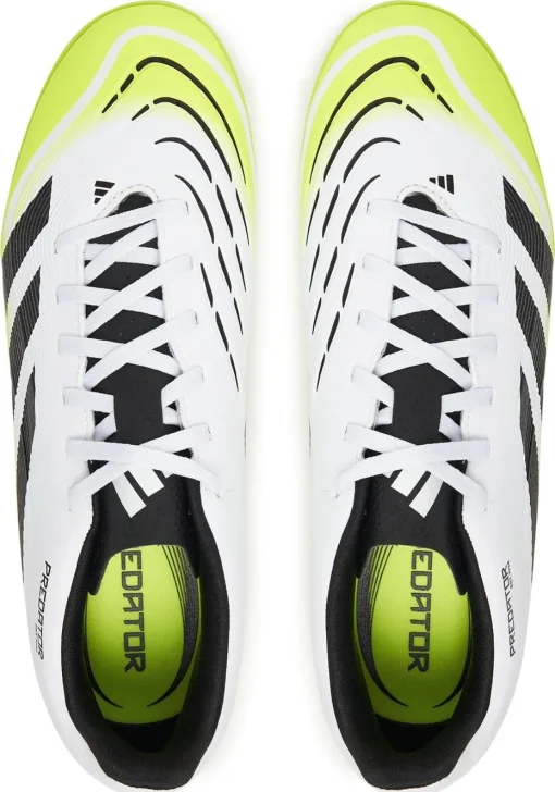 Сороконіжки Adidas PREDATOR CLUB TF білий, чорний, зелений 39 1/3 (6UK) 24.2 см (JH8854)