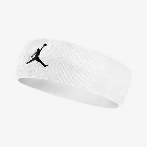 Пов'язка на голову Nike JORDAN JUMPMAN HEADBAND WHITE/BLACK OSFM білий Уні OSFM (J.KN.00.101.OS)