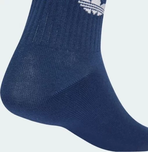 Шкарпетки Adidas 3S CREW S 3P білий, темно-синій Уні L (43-45)