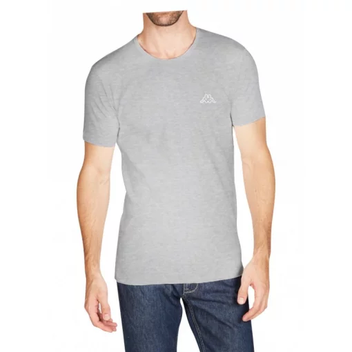 Футболка Kappa T-shirt Mezza Manica Girocollo сірий Чол M (K1304 GrigioUnito)