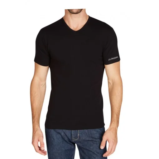 Футболка Kappa T-shirt Mezza Manica Scollo V чорний Чол XL (K1316 Nero)