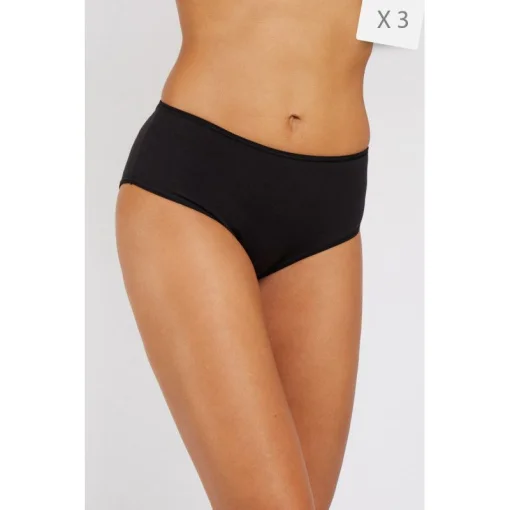 Труси-сліпи Kappa Slip MIDI 3P чорний Жін S