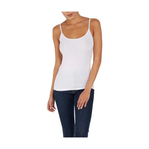 Майка Kappa Top Liscio Spalla Stretta білий Жін S