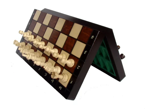 Шахи MADON Магнітні дерев'яні коричневий, бежевий Уні 28х28см