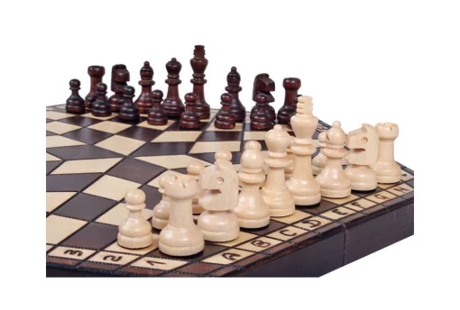 Шахи MADON Потрійні середні коричневий, бежевий Уні 35х35см