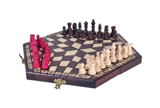 Шахи MADON Потрійні малі коричневий, бежевий Уні 27,5х27,5см