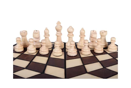 Шахи MADON Потрійні малі коричневий, бежевий Уні 27,5х27,5см