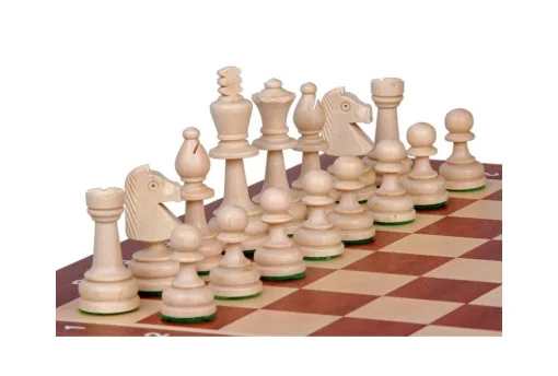 Шахи MADON Турнірні інтарсія №4 коричневий, бежевий Уні 40,5х40,5см арт 94