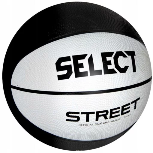М&rsquo;яч баскетбольний SELECT Street Basket v23 (126) біло/чорн, №5