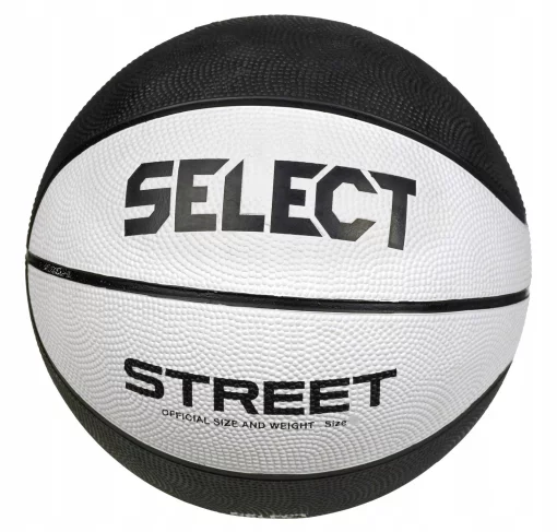 М&rsquo;яч баскетбольний SELECT Street Basket v23 (126) біло/чорн, №5