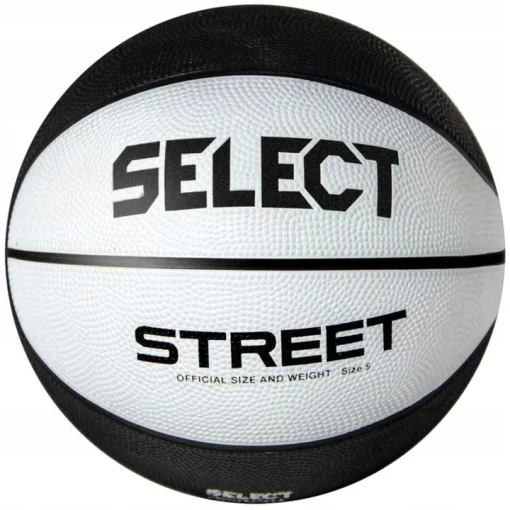 М&rsquo;яч баскетбольний SELECT Street Basket v23 (126) біло/чорн, №5