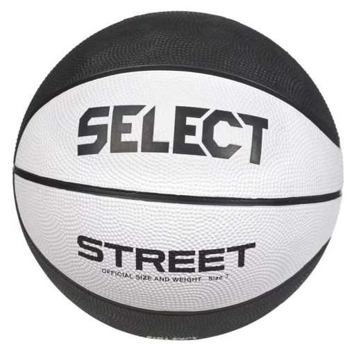 М&rsquo;яч баскетбольний SELECT Street Basket v23 (126) біло/чорн, №5