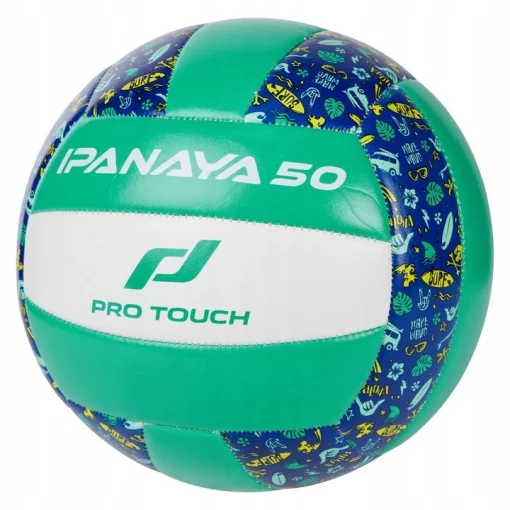 М'яч для пляжного волейболу Pro Touch "Ipanaya 50" (80975477), синьо-салатовий