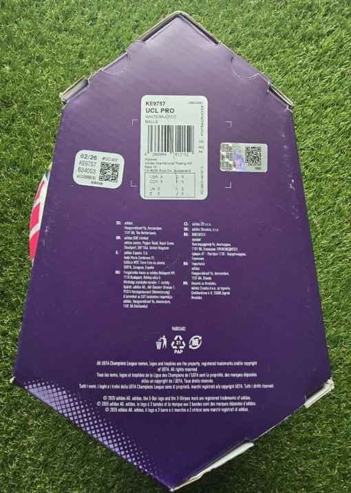 Офіційний м'яч Ліги Чемпіонів Adidas UCL Pro 26/27 (KE9757)