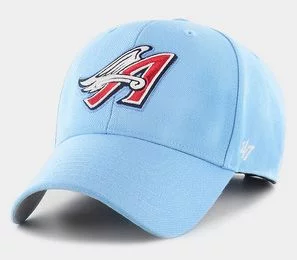 Кепка 47 Brand LA ANGELS COOPERSTOWN блакитний Уні OSFA