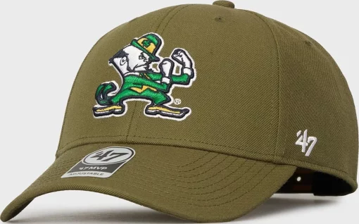 Кепка MVP 47 Brand NOTRE DAME FIGHTING IRISH зелений One Size (MVPSP1100WBP-SW)