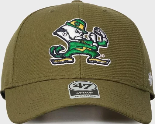 Кепка MVP 47 Brand NOTRE DAME FIGHTING IRISH зелений One Size (MVPSP1100WBP-SW)
