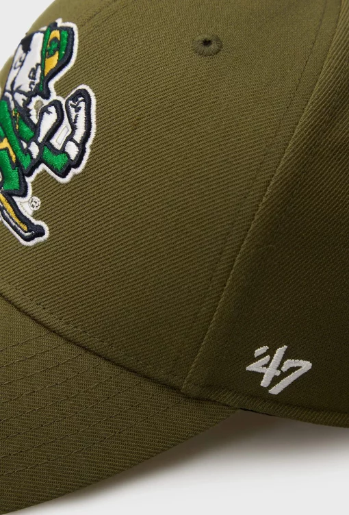 Кепка MVP 47 Brand NOTRE DAME FIGHTING IRISH зелений One Size (MVPSP1100WBP-SW)