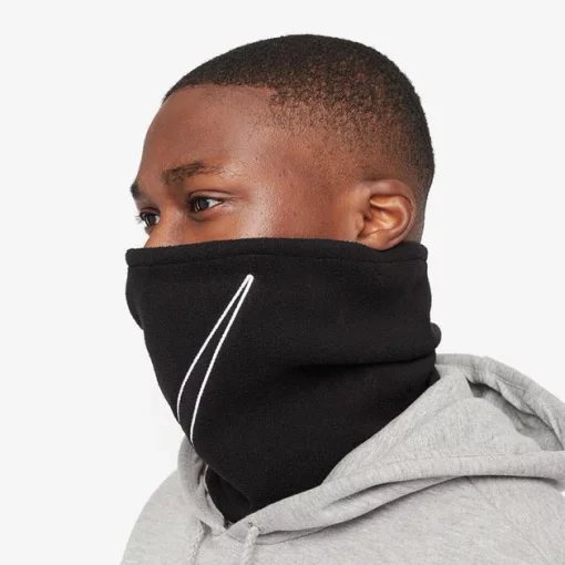 Баф Nike FLEECE NECKWARMER 2.0 BLACK/WHITE OSFM чорний Уні OSFM
