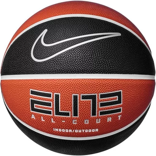 М'яч баскетбольний Nike ELITE ALL COURT 8P 2.0 DEFLATED помаранчевий, чорний Уні 7